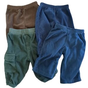 CARTER'S 4 Pairs Fleece Baby Boy Pants
